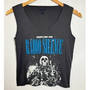 John Galt "Radio Silence Europe Tour 1998" tank top. Brandy Melville OS
